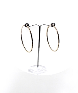 Fashion Hoop Earrings EH910355 GOLD